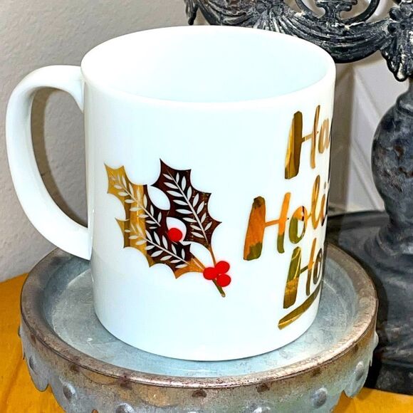 “HAPPY HOLIDAYS HOTTY” Paper Chase Porcelain Mug - Picture 2 of 4